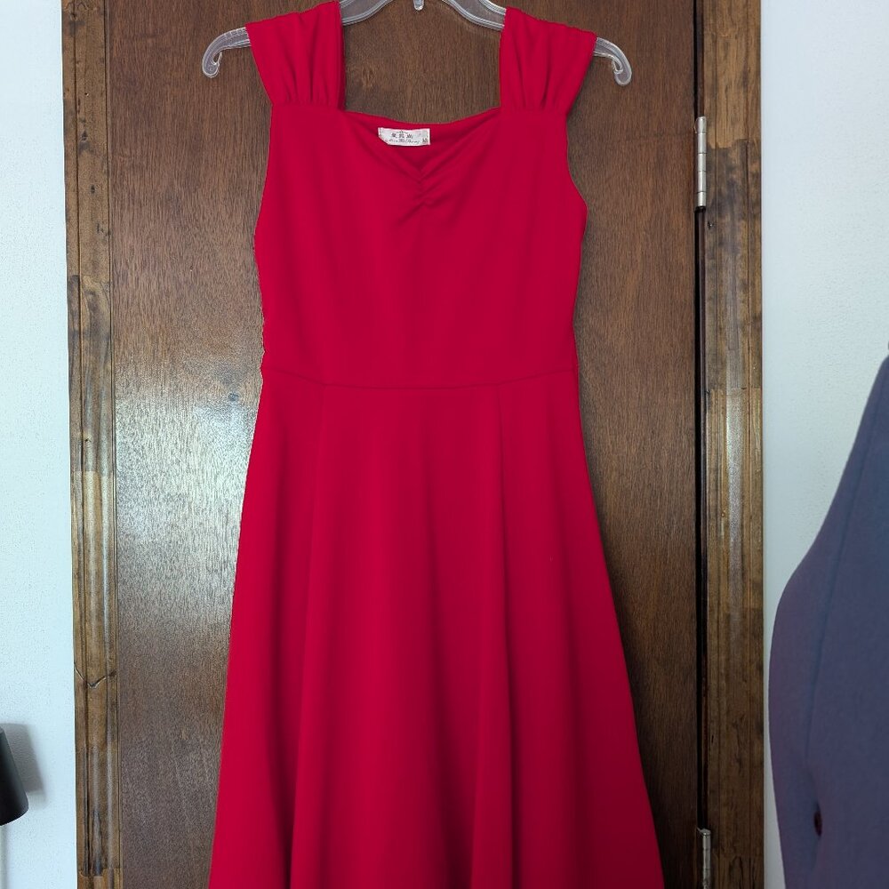 A-Line Red Party Dress